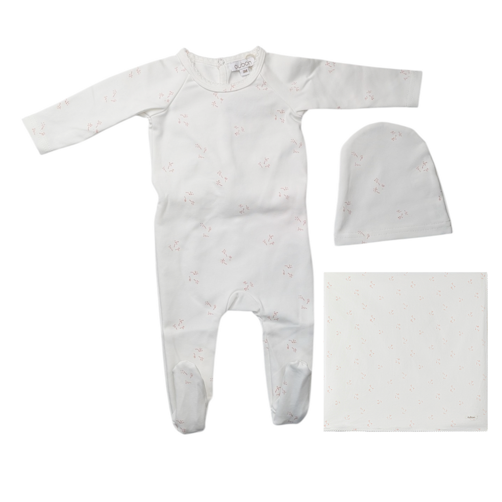 Oubon Girls Whisper Bloom Layette Set