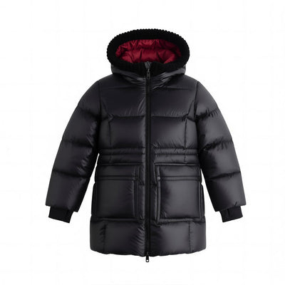 Ellabee Chloe Long Down Jacket - Black