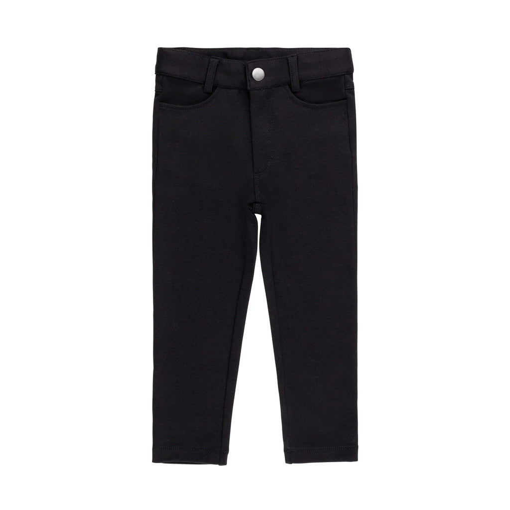 Pixie Label Ponte Pants - Black