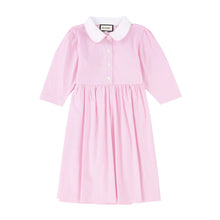 Load image into Gallery viewer, Elle Rae Pinstripe Pink Dress (3/4 Sleeve)