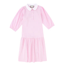 Load image into Gallery viewer, Elle Rae Low Waisted Pinstripe Pink Dress (Teen Version)