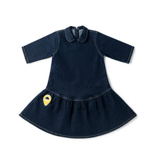 Load image into Gallery viewer, Birnham On The Sea Ruffle Dress - Indigo