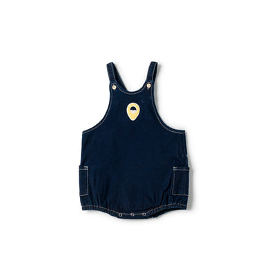 Birnham On The Sea Rounded Romper - Indigo