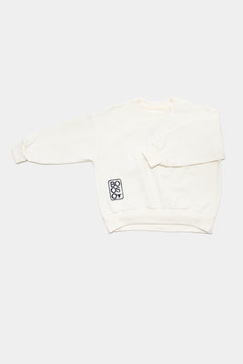 Booso Vintage Sweatshirt - Ivory