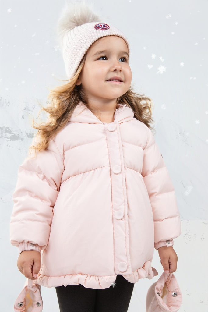 Ellabee Fox Pom Pom Hat - Off White