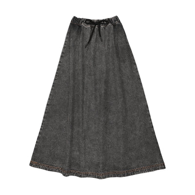 Farren & Me Denim Maxi Skirt - Black