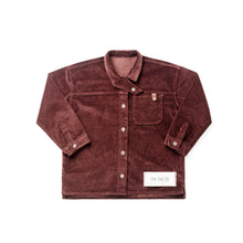 Load image into Gallery viewer, Birnham On The Sea Boy Crossover Collar Shirt - Brick Corduroy