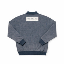 Load image into Gallery viewer, Birnham On The Sea Boy Sweatshirt Polo - Navy Wash