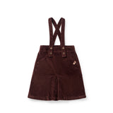 Birnham On The Sea Suspender Jumper - Brick Corduroy