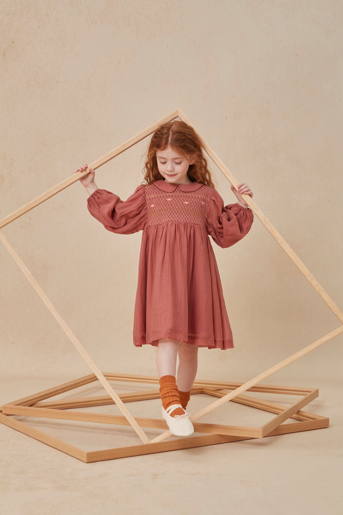 Cera Una Volta Petra Dress - Terracotta