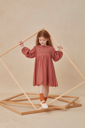 Cera Una Volta Petra Dress - Terracotta