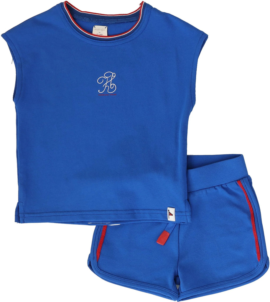 Lil Legs Outer Field Boys Set - Electric Blue