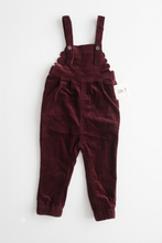 Load image into Gallery viewer, Birnham On The Sea Scalloped Girls Overall - Brick Corduroy
