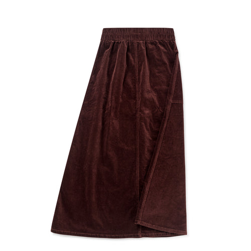 Birnham On The Sea Teen Midi Pocket Skirt - Brick Corduroy
