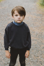 Load image into Gallery viewer, Farren &amp; Me Oversized Turtleneck Sweatshirt - Navy