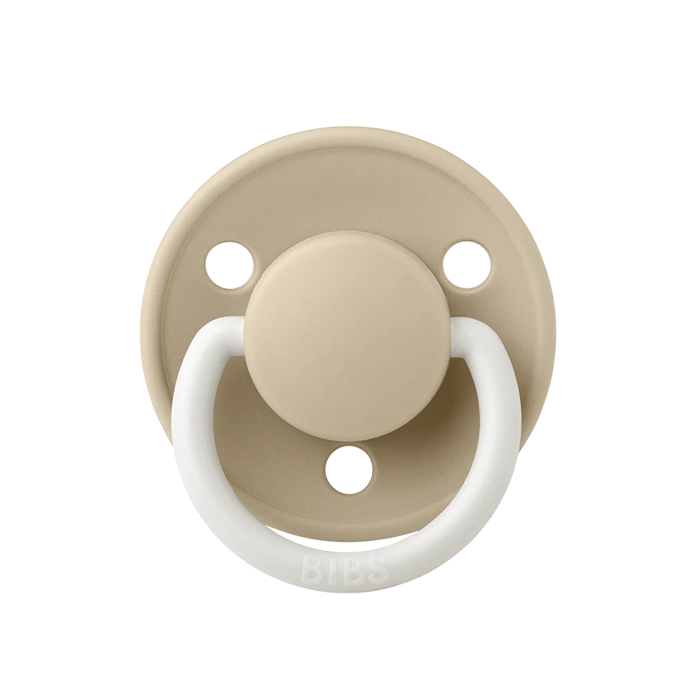 Bibs Pacifier De Lux Silicone - Vanilla Glow