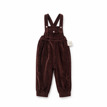 Load image into Gallery viewer, Birnham On The Sea Front Pocket Overalls - Brick Corduroy