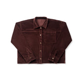Birnham On The Sea Teen Pleat Detail Shirt - Brick Corduroy