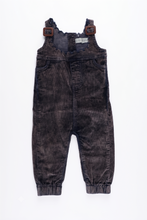 Load image into Gallery viewer, Birnham On The Sea Girls Corduroy Buckle Overalls - Blue Wash