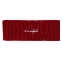 Load image into Gallery viewer, Le Enfant Knit Toddler Twist Headband - Red