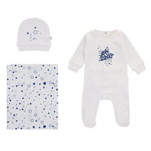 Load image into Gallery viewer, Cadeau Little Star 3PC Layette Set - Blue