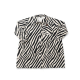 Birnham On The Sea Oversized Shirt Dress - Zebra Print