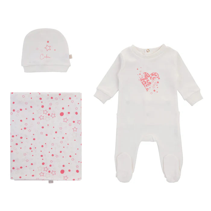 Cadeau Little Star 3PC Layette Set - Pink – Moonlight