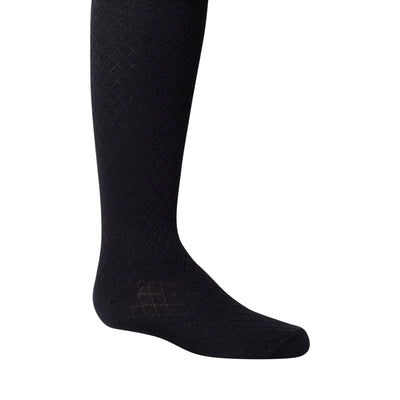 Zubii Diamond Dot Texture Tights 1341 - Black