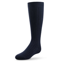 Load image into Gallery viewer, Zubii Ribbed Knee Socks 140 - Navy