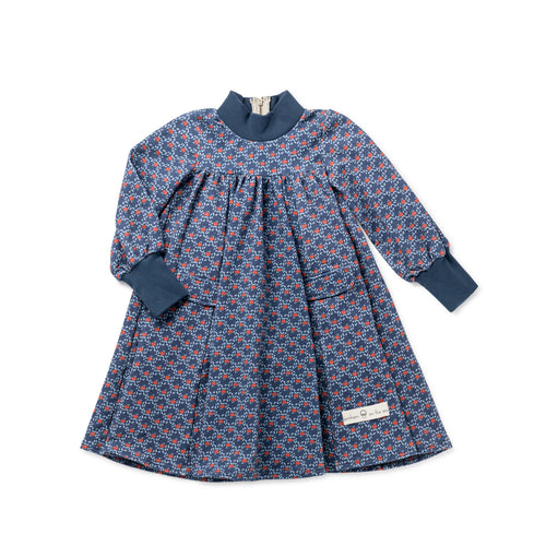 Birnham On The Sea Swing Dress With Back Zipper - Apple Print