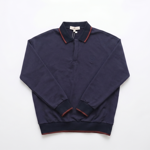 Birnham On The Sea Boys Sweatshirt Polo - Aviator Blue