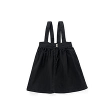 Load image into Gallery viewer, Birnham On The Sea Twill Pinafore Jumper - Black