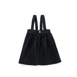Birnham On The Sea Twill Pinafore Jumper - Black