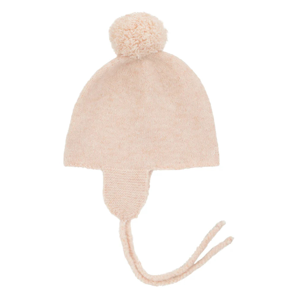 Le Enfant Cashmere Warm Bonnet - Pink