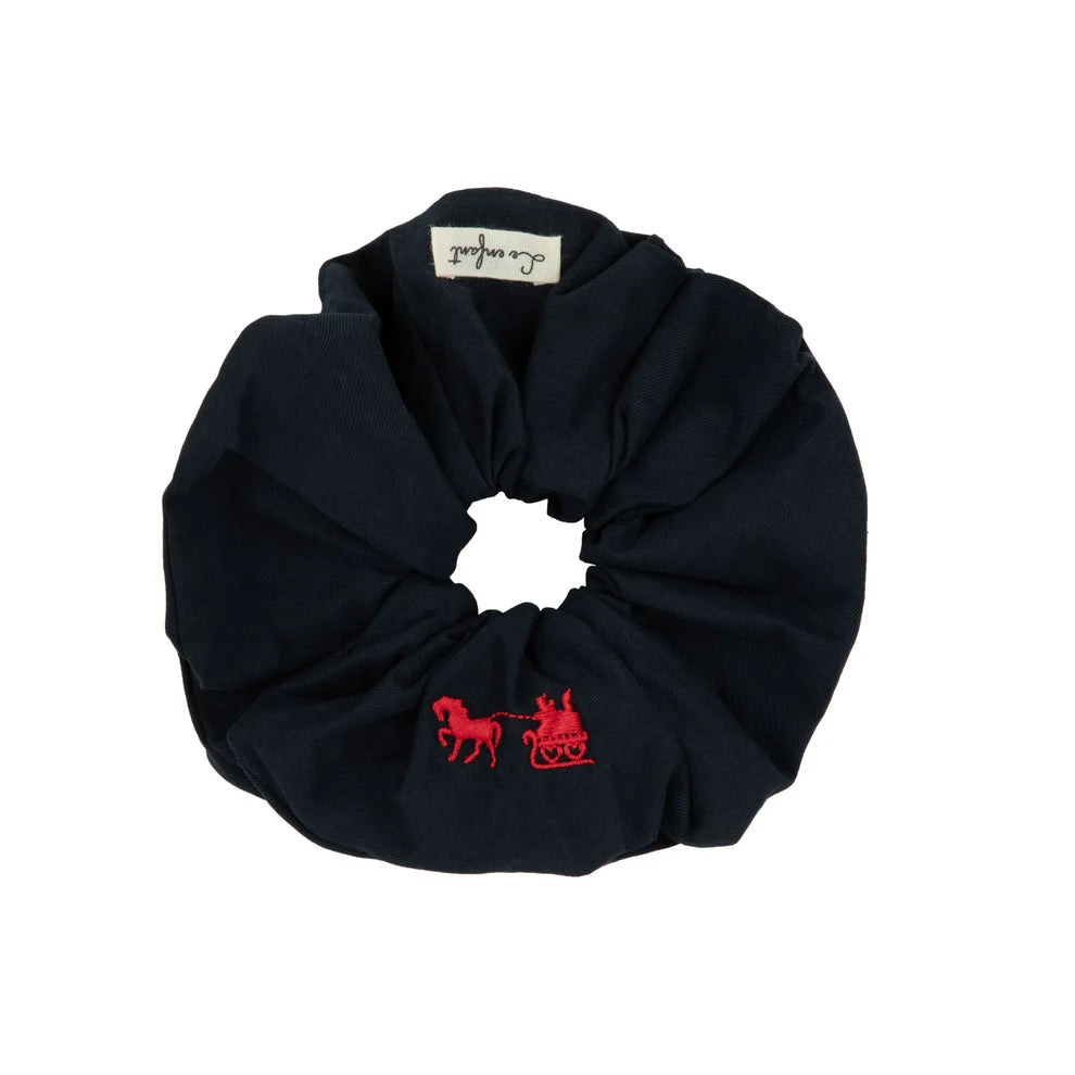 Le Enfant Petite Épopée Scrunchie - Navy