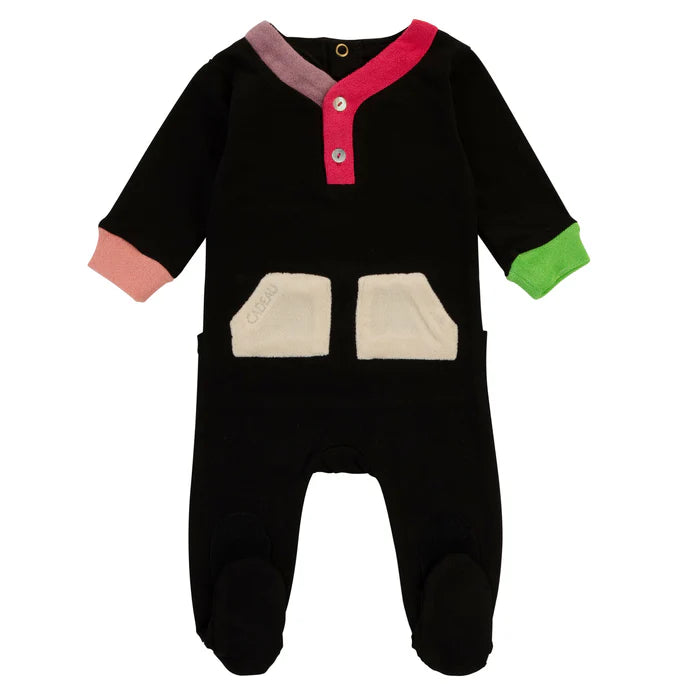 Cadeau Little Color Block Footie - Girl