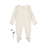 Lovely Littles Printed Footie - Mia Blue