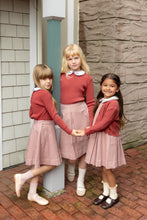 Load image into Gallery viewer, NouNelle Rust Scallop Cardigan