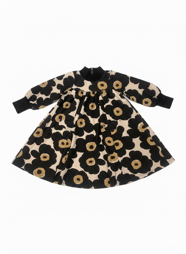 Birnham On The Sea Swing Dress With Back Zipper - Poppy Print