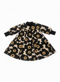 Birnham On The Sea Swing Dress With Back Zipper - Poppy Print