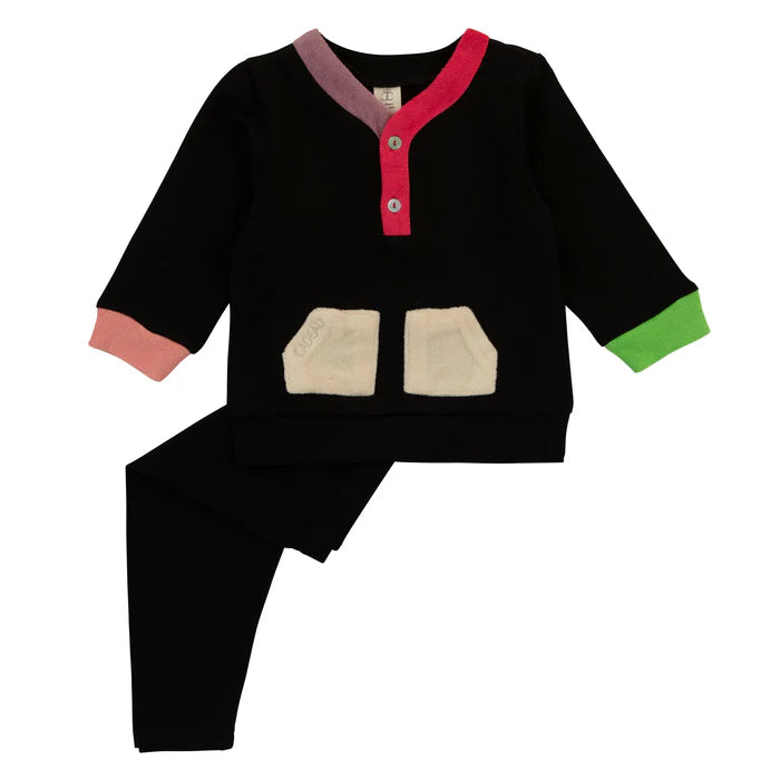 Cadeau Little Color Block 2PC PJ - Girl