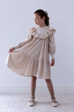 Load image into Gallery viewer, Petite Amalie Winter Snow Criss Cross Cord Dress