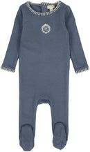 Load image into Gallery viewer, Lil Legs Emblem Footie - Blue