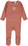 Lil Legs Emblem Footie - Pink