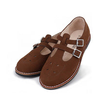 Load image into Gallery viewer, Camille Shoes Estella Clunky Taupe Nubuck