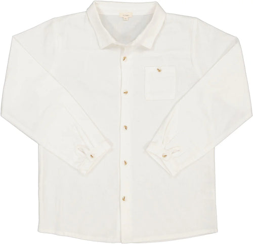 Lil Legs Boys Dress Shirt - Winter White