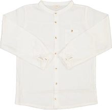 Load image into Gallery viewer, Lil Legs Boys Mandarin Collar Shabbos Shirt - Winter White