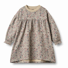 Load image into Gallery viewer, Wheat Lilja Sweat Dress - Soft Sand Flowers