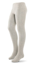Load image into Gallery viewer, Zubii Ribbed Tights 170 - Pale Grey