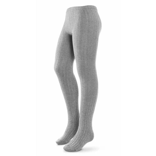 Zubii Ribbed Tights 170 - Light Gray